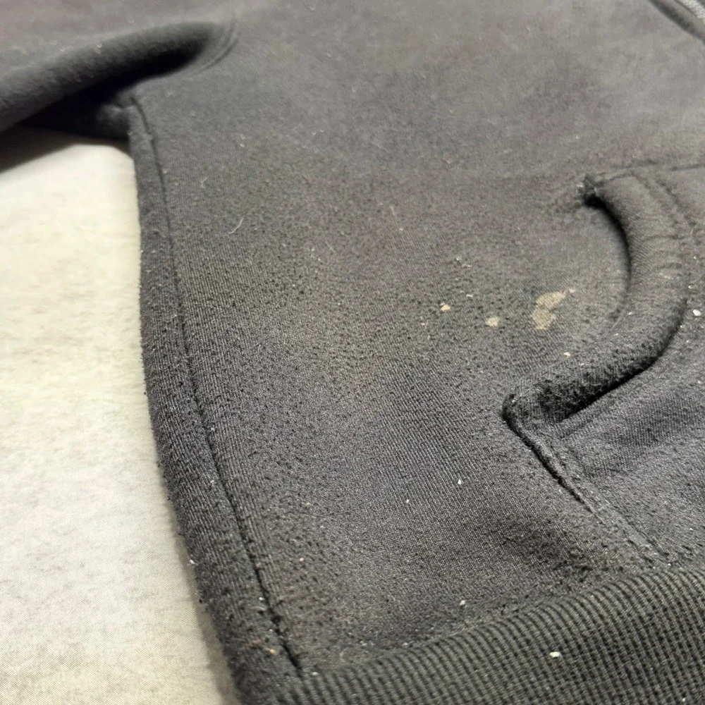 The North Face Full Zip Hoodie Mens XL Black Embroidered Logo Sweatshirt Outdoor